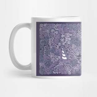 Lavendar Batik Pattern Mug